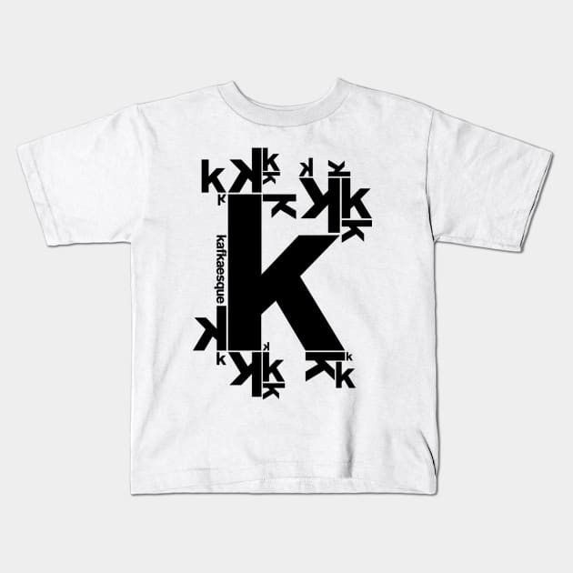 KAFKAESQUE Kids T-Shirt by THEUSUALDESIGNERS